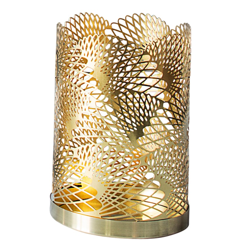 Celestial Candle Holder H11 cm, Brass