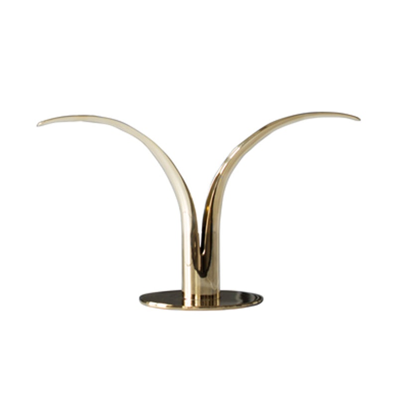 Liljan Candle Holder, Brass