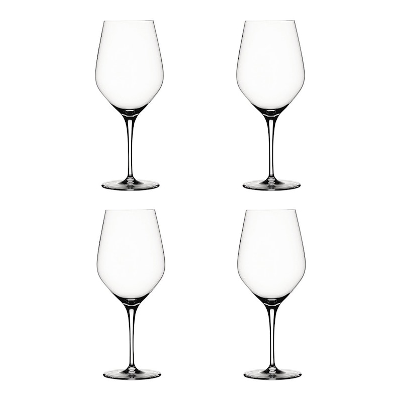 Authentis Bordeaux Glass Set of 4, 65 cl