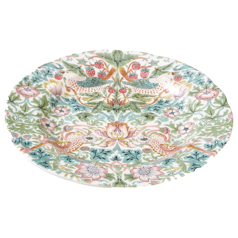 Morris & Co Side Plate 23 cm, Strawberry Thief