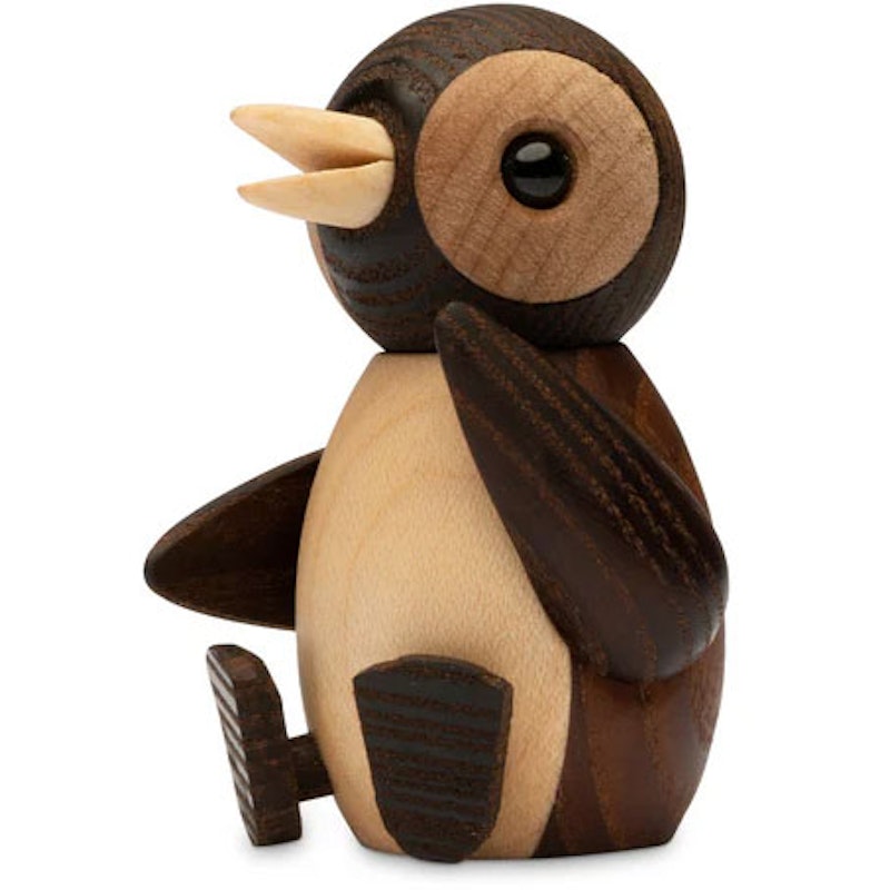 Snow Wooden Figurine Penguin