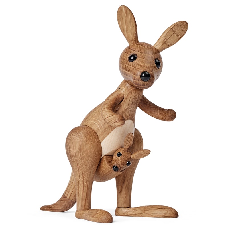 Sydney kangaroo Wooden Figurine 16.5 cm