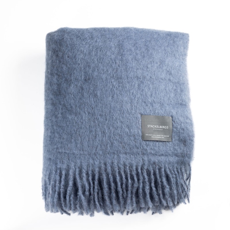 Mohair Blanket Rolled Fringe 130x170 cm, Pilaster