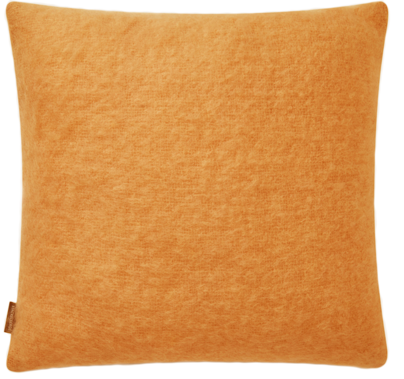 Mohair Cushion Cover 50x50 cm, Antique Ochra