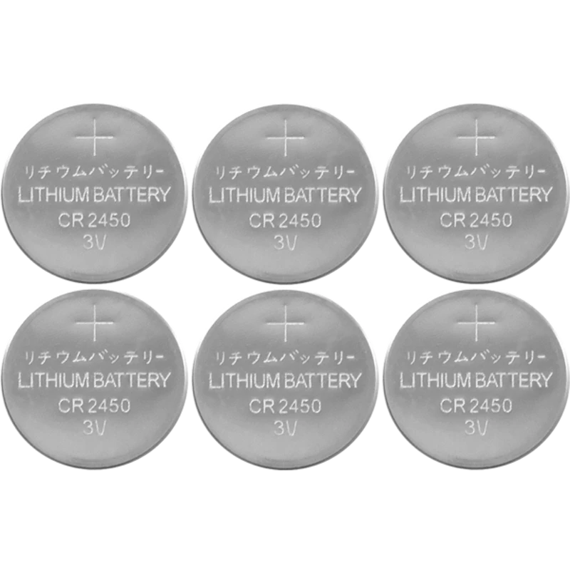 CR2450 Batteries, 6-pack