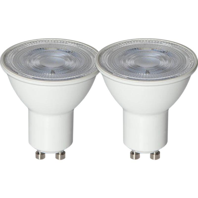 LED Light Source GU10 2W 144lm 3000K 2-pack, Clear