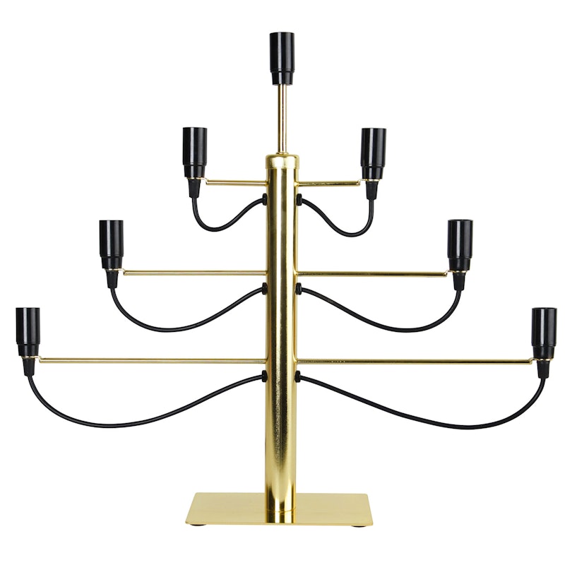 Milano Candle Holder, Brass