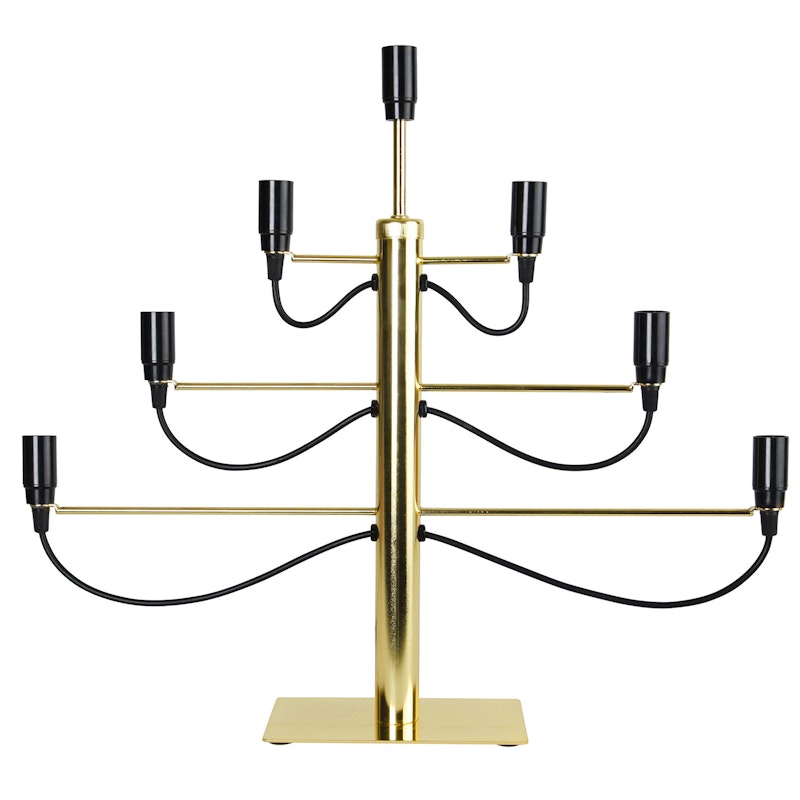 Milano Candle Holder, Brass