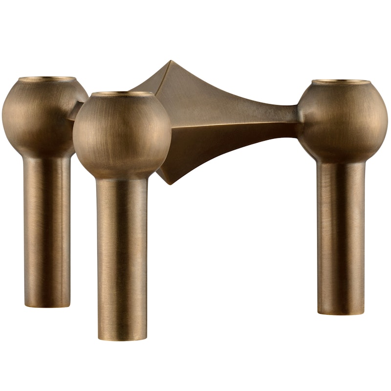 Nagel Candlestick, Bronzed Brass