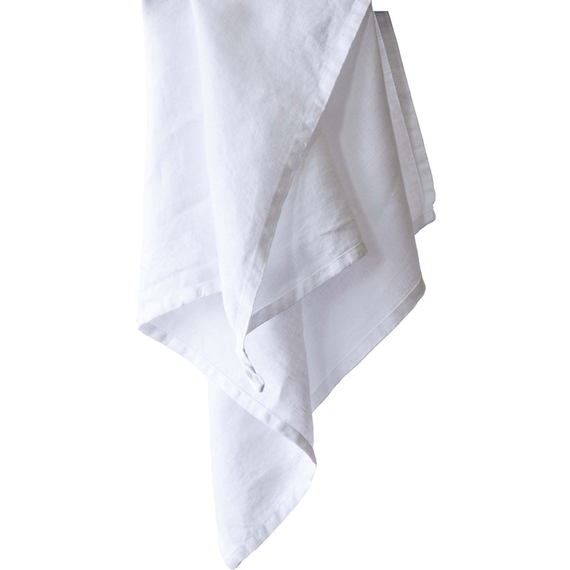 Linen Kitchen Towel 50x70 cm, Bleached White