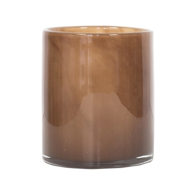 Lyric Candle Holder M, Brown