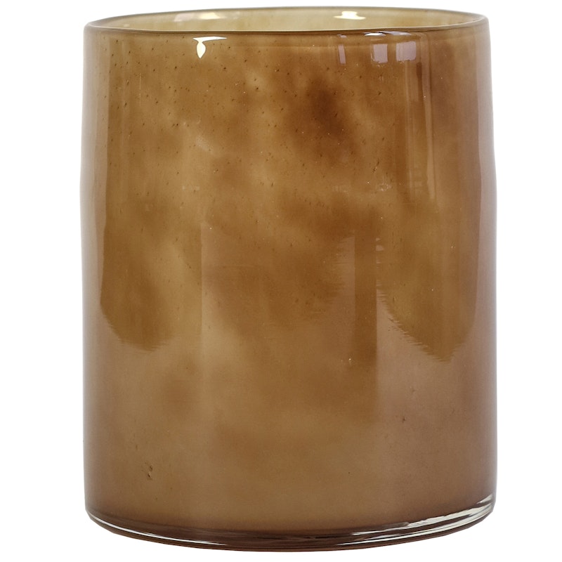 Lyric Candle Holder L, Brown