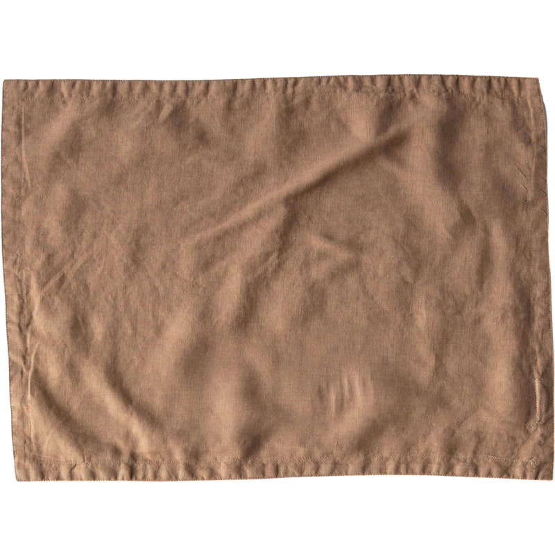 Linen Placemat 35x50 cm, Hazelnut