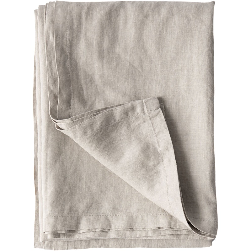 Linen Sheet 160x270 cm, Warm Grey