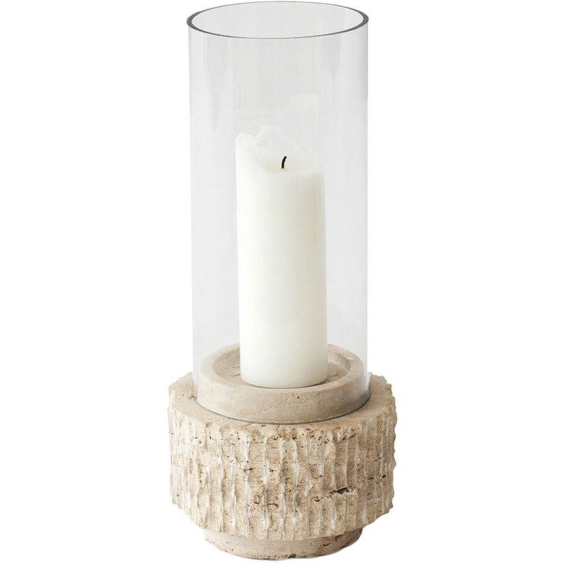 Travertine Candle Holder