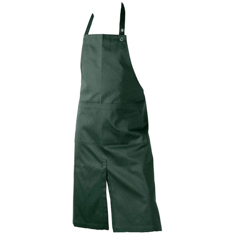 Apron With Pocket, Dark Green