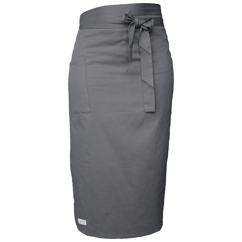Waist Apron Cotton, Dark Grey
