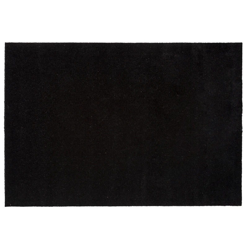 Unicolor Door Mat Black, 130x90 cm