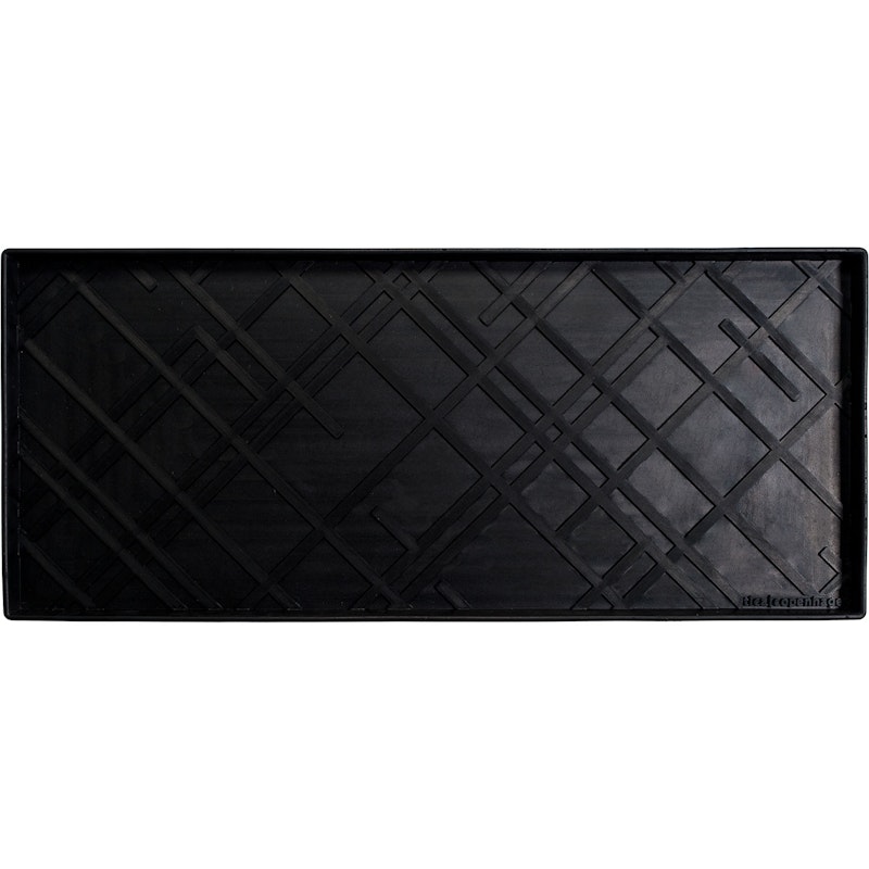 Lines Boot Tray 88x38 cm, Black