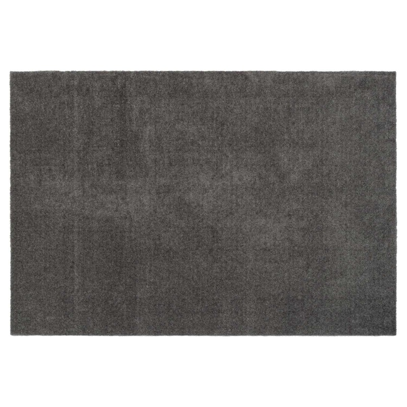 Unicolor Door Mat Steel Grey, 90x130 cm