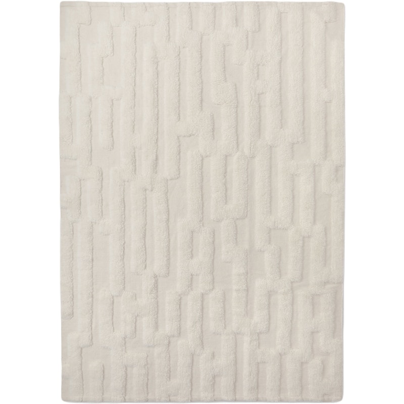 Bielke Wool Rug 280x380 cm, Off-white