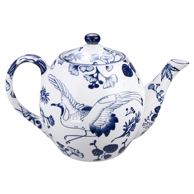 Flora Japonica Teapot 1,3 L, Crane