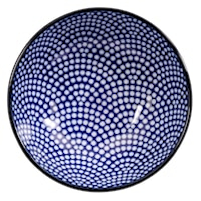 Nippon Blue Sauce Bowl 9,5 cm, Dots