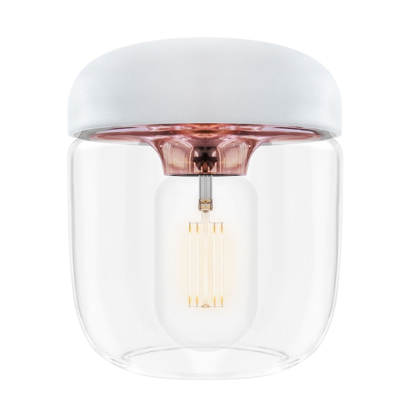 Acorn Lampshade, White / Copper