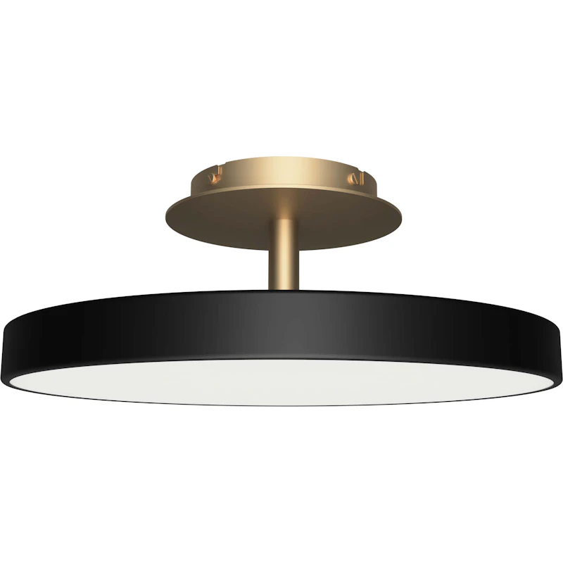 Asteria Up Ceiling Lamp Medium, Black