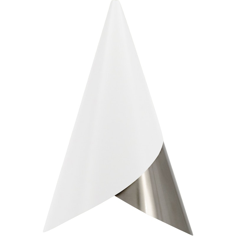 Cornet Lampshade, Steel / White