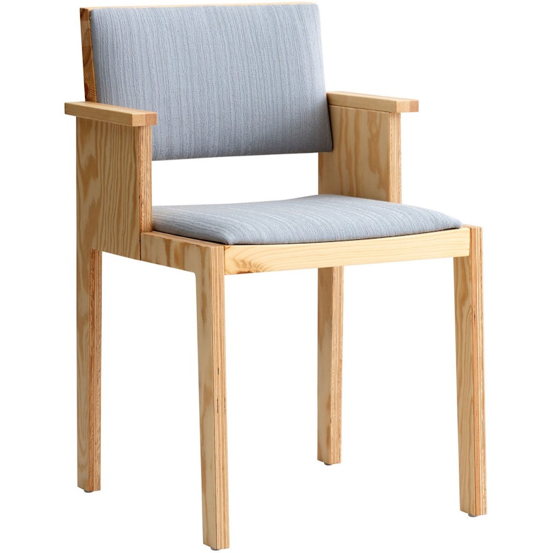 016 Maasto Dining Armchair Fully Upholstered, Natural
