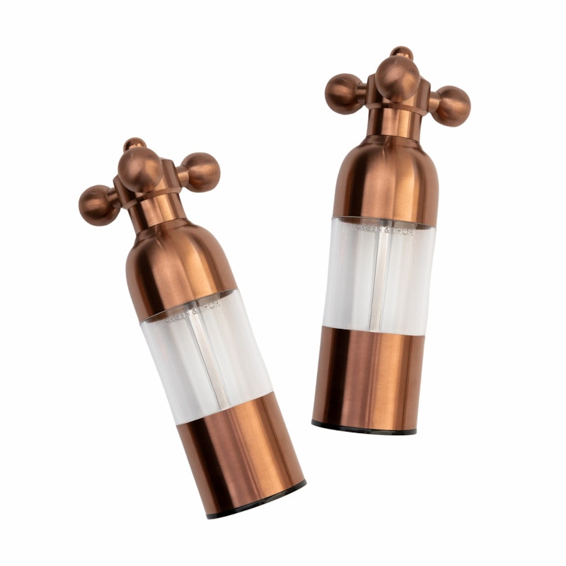 Axia Salt And Pepper Mill Set, Copper