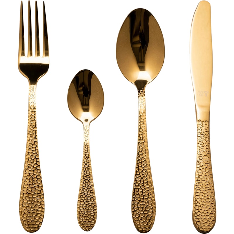Cutlery Set 16 Pieces, Brass
