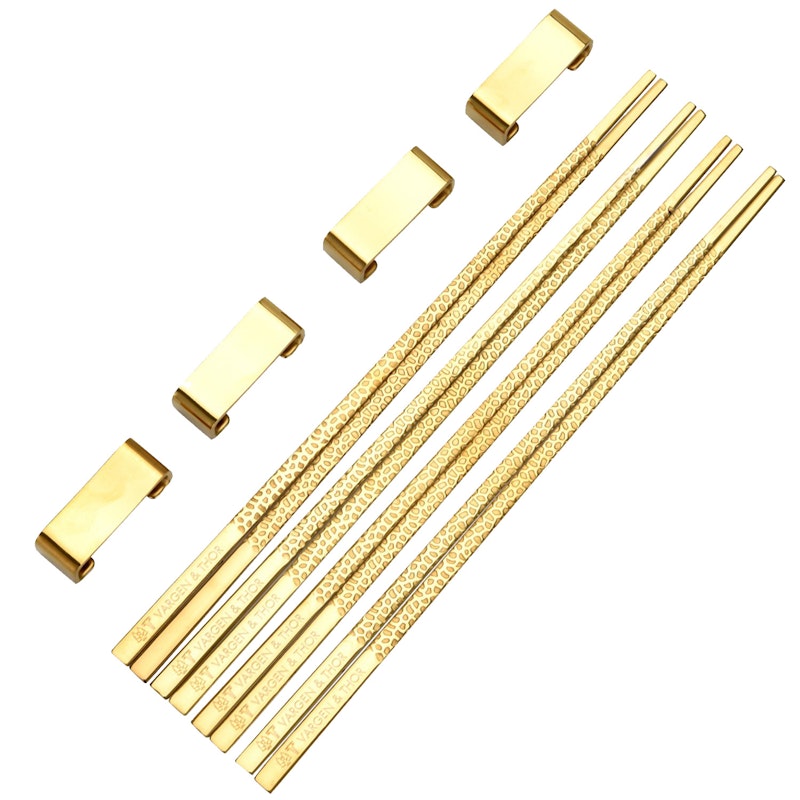 Kito Chopsticks 4-pack, Brass