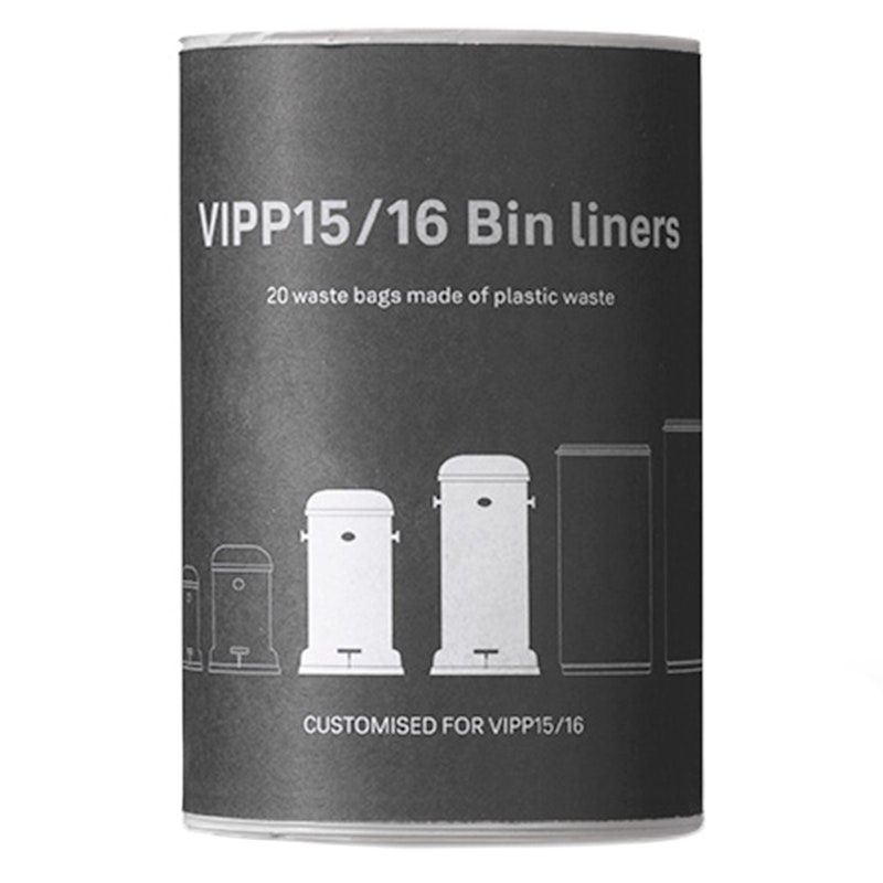 Vipp 15/16 Bin Liner For Pedal Bin 8-pack, 18 L