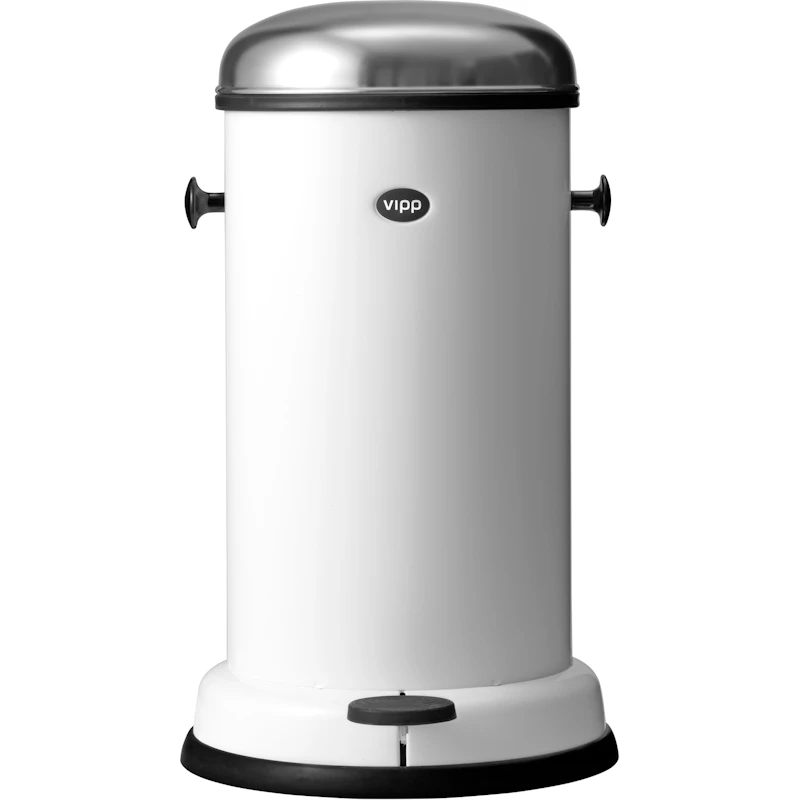 15 Pedal Bin White, 14 L