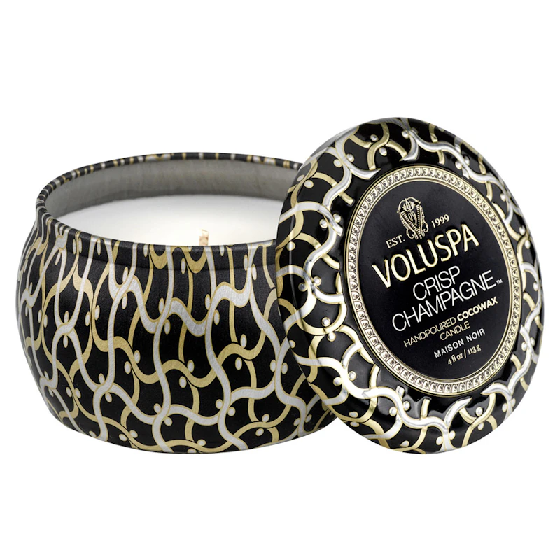 Maison Mini Tin Scented Candle, Crisp Champagne