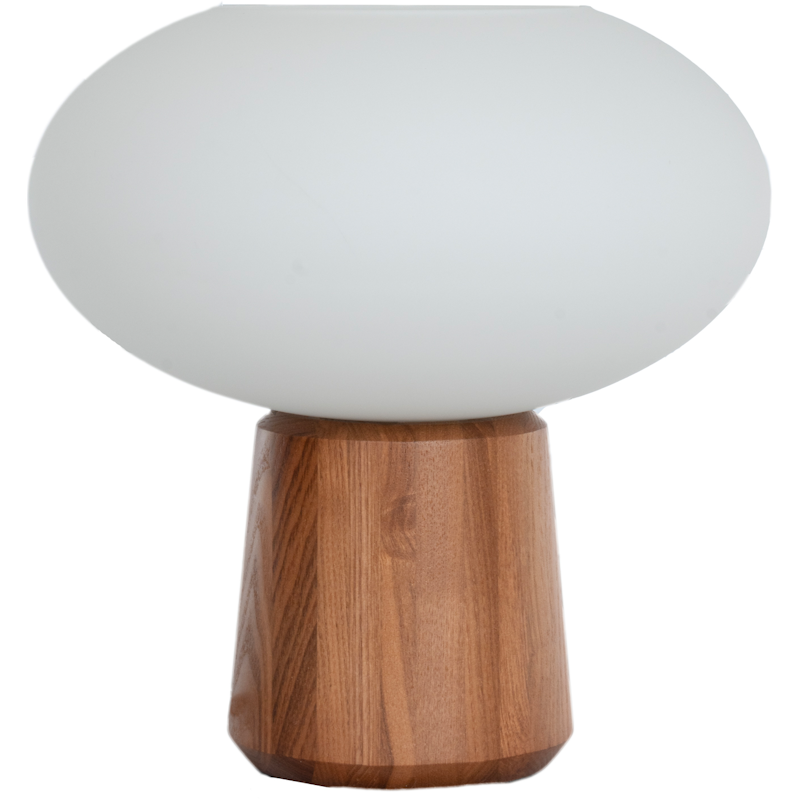 Olivia Table Lamp, Dark Ash