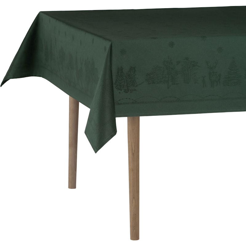Julemorgen Tablecloth 140x240 cm, Green