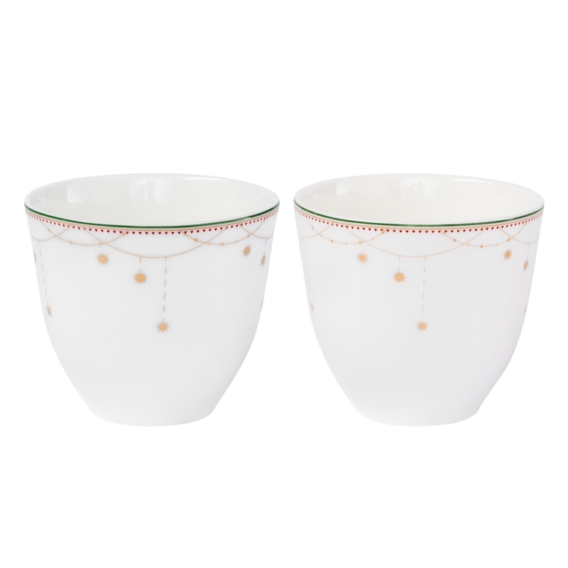 Julemorgen Cup 2 Pieces, Girlander