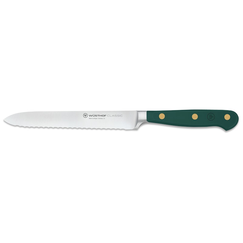 Classic Colour Serrated Utility Knife 14 cm, Fresh Rosmary