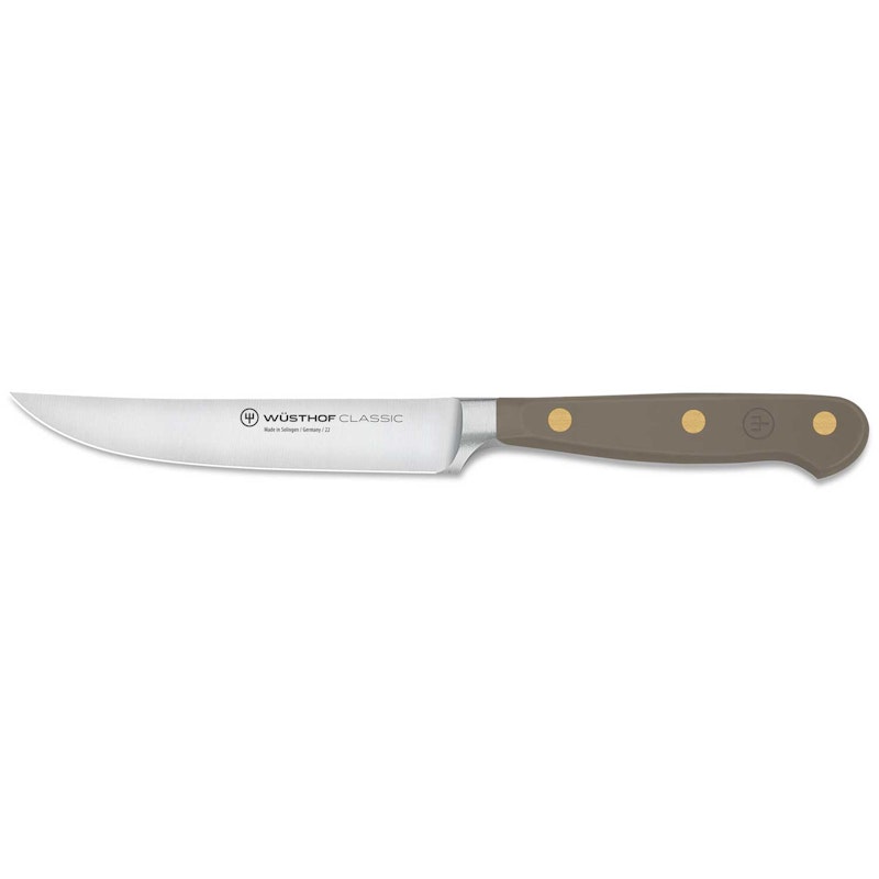 Classic Colour Steak Knife 12 cm, Velvet Oyster