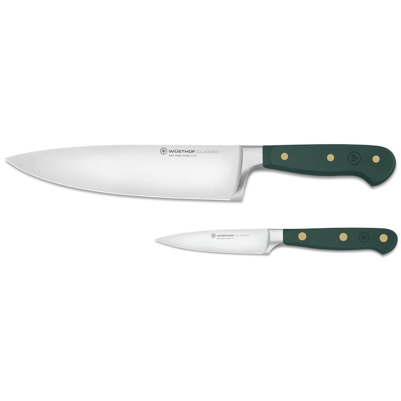 Classic Colour Starter Set With 2 Knives, Fresh Rosmary