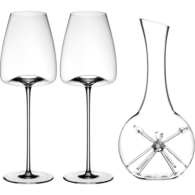 Star Mini Decanter + Vision Straight Glasses