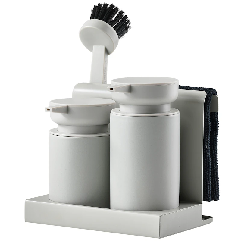 DIISH Dish Set 4 Pieces, Warm Grey