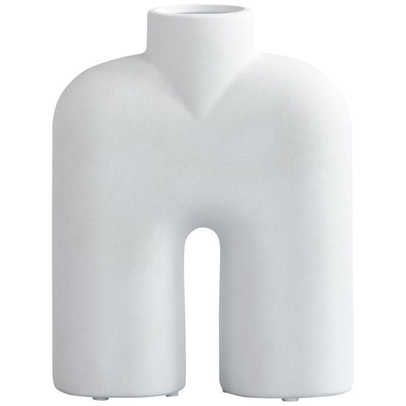 Cobra Tall Decorative Vase 23 cm, Bone White