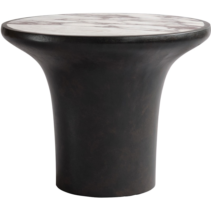 Trumpet Side Table Coffee / Calacatta, 350 mm