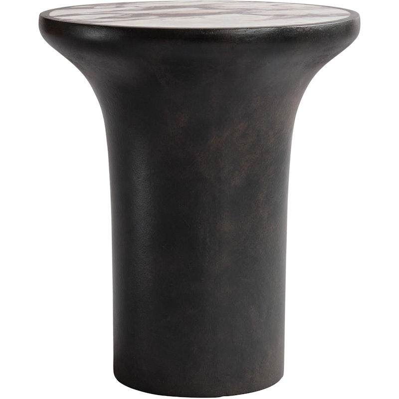 Trumpet Side Table Coffee / Calacatta, 400 mm