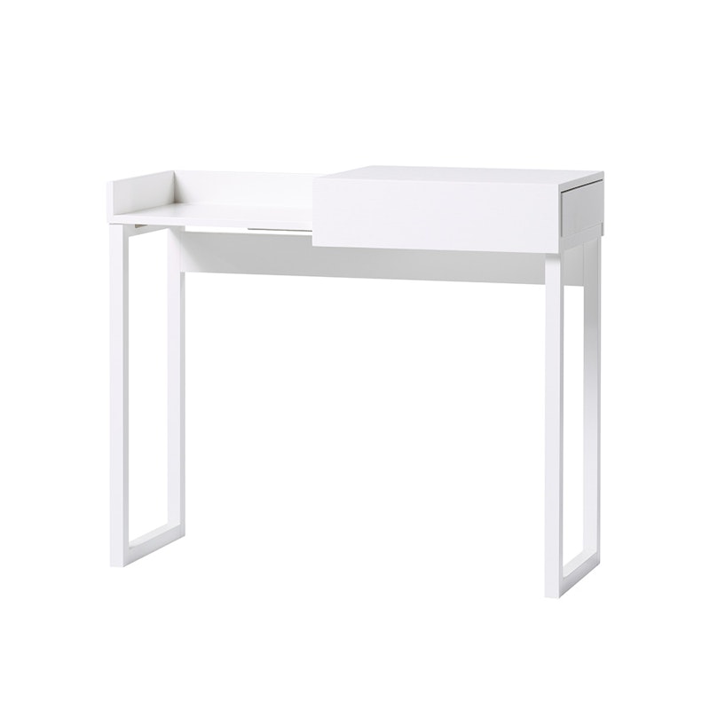 Hidden Laptop Table, White