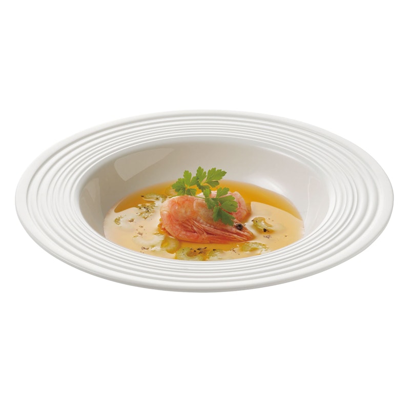 Passion Deep Plate 23 cm 4-Pcs, White